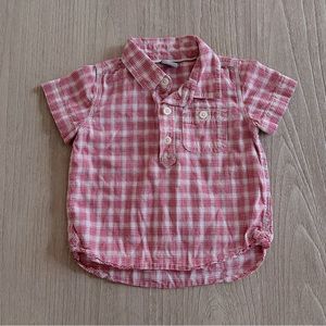 Baby Gap | Half Button Down Tee